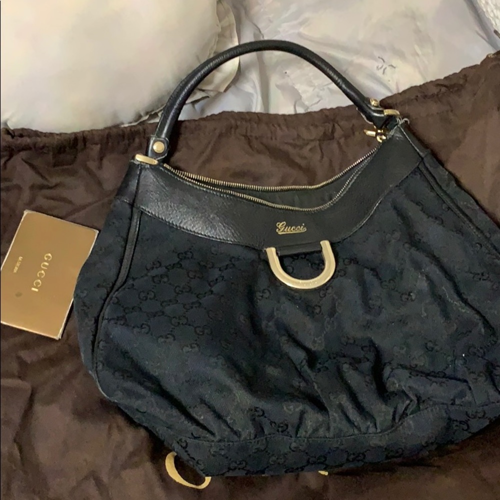 Black Gucci bag